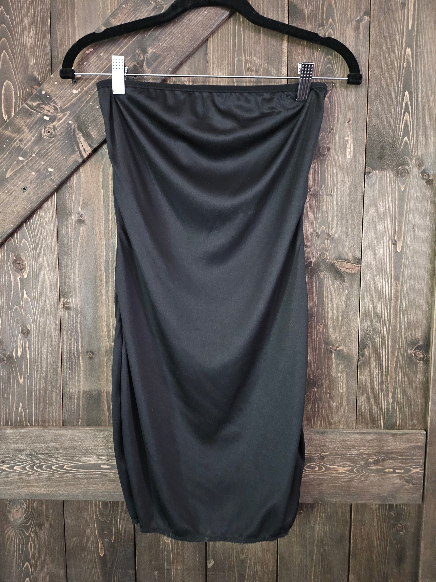 Camo Burnout Printed Ruched Strapless Maxi Dress