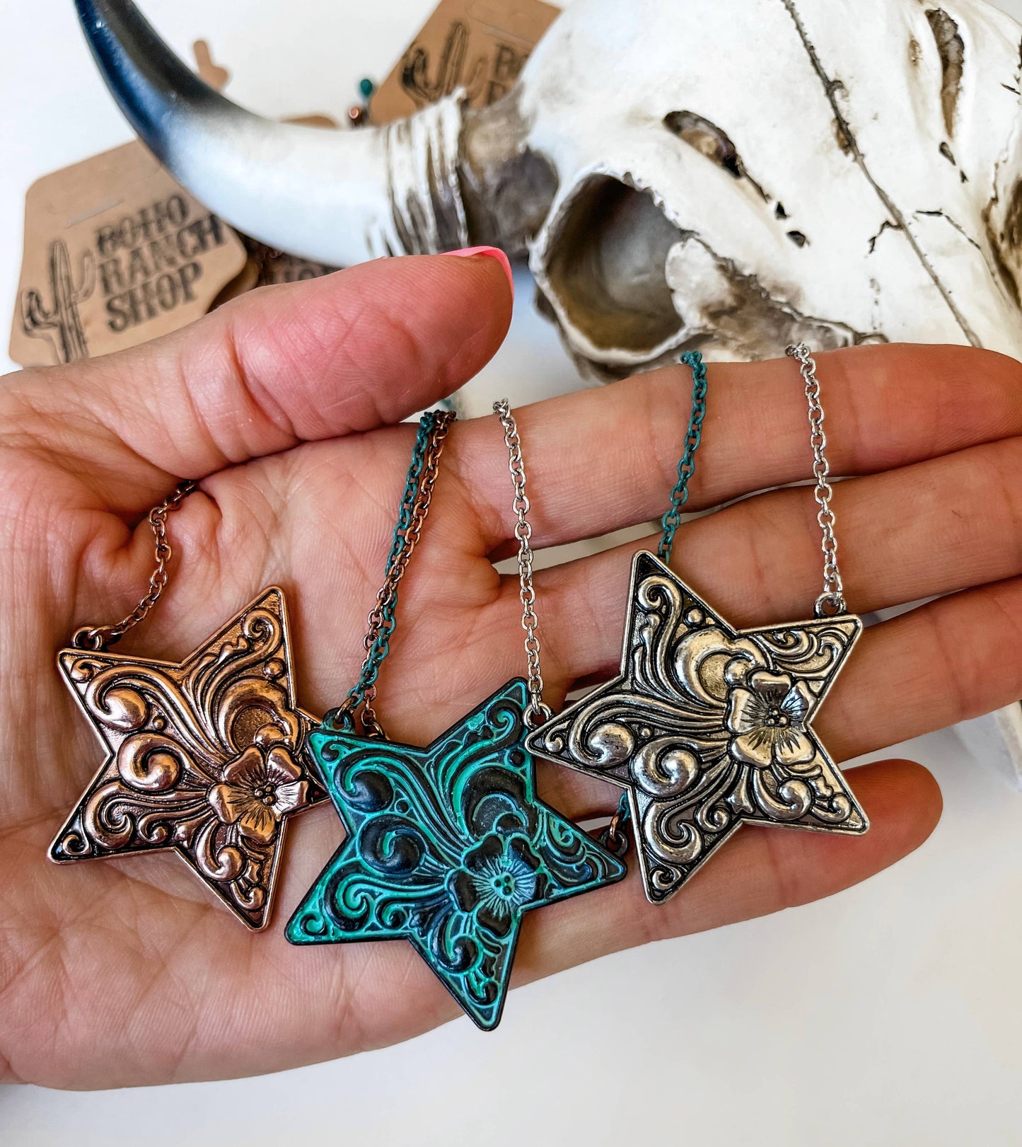 Western Star Pendant Necklace