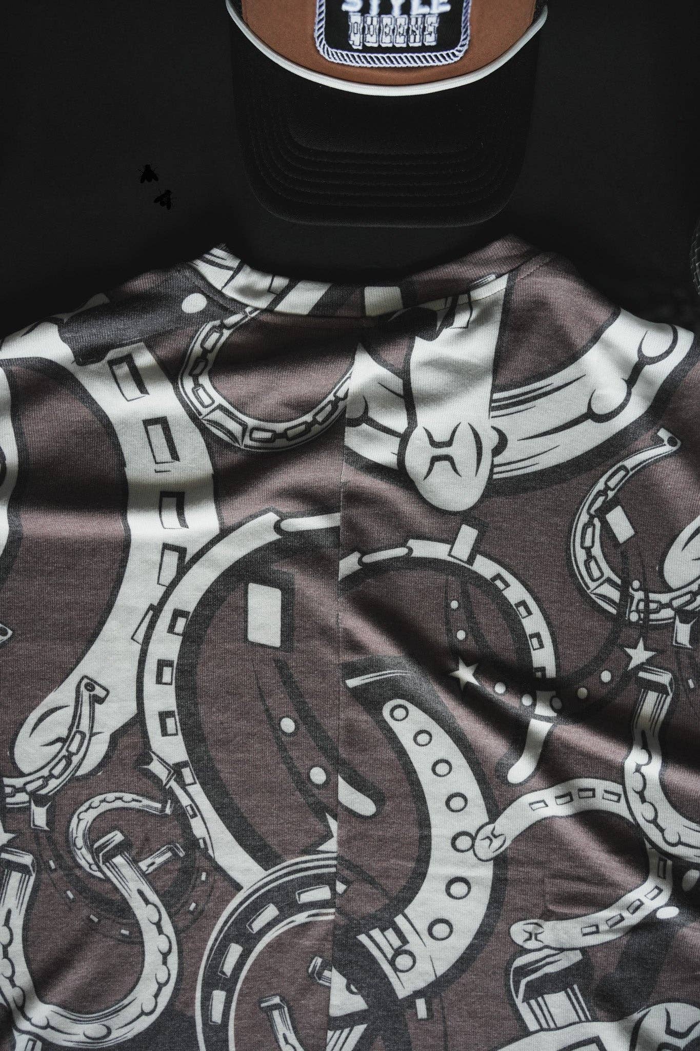 Ain't All Luck Oversized T-Shirt in Brown