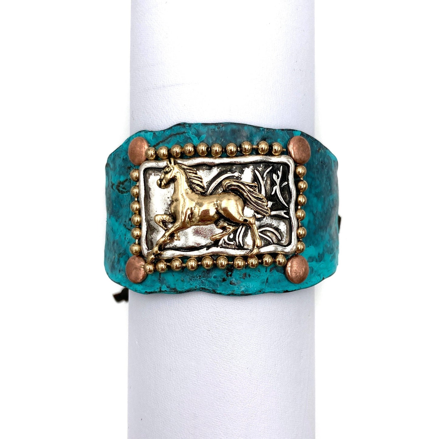 Running Horse Western Cuff Bracelet