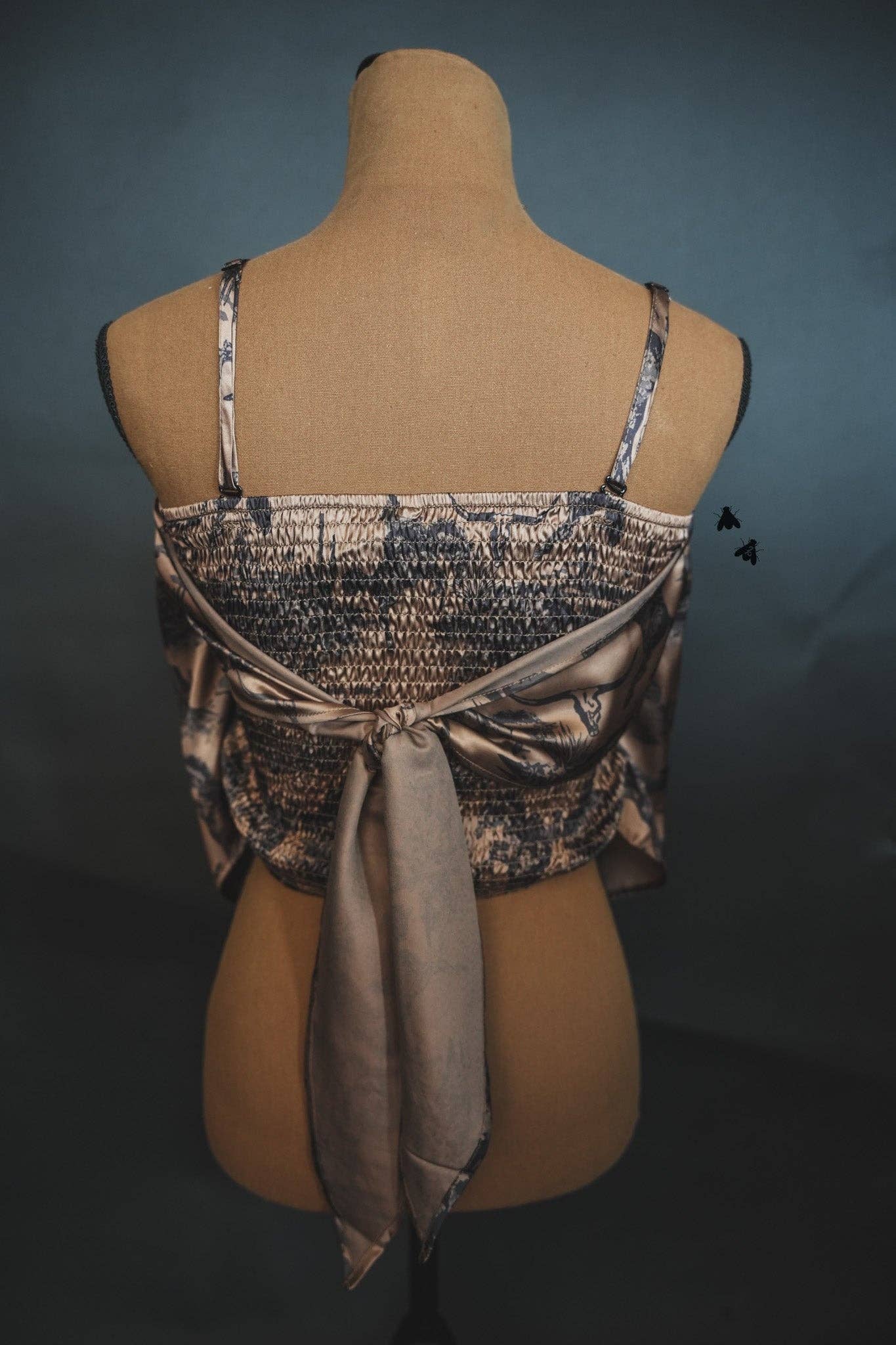 Bandana Bucking Horse Satin Tank Top