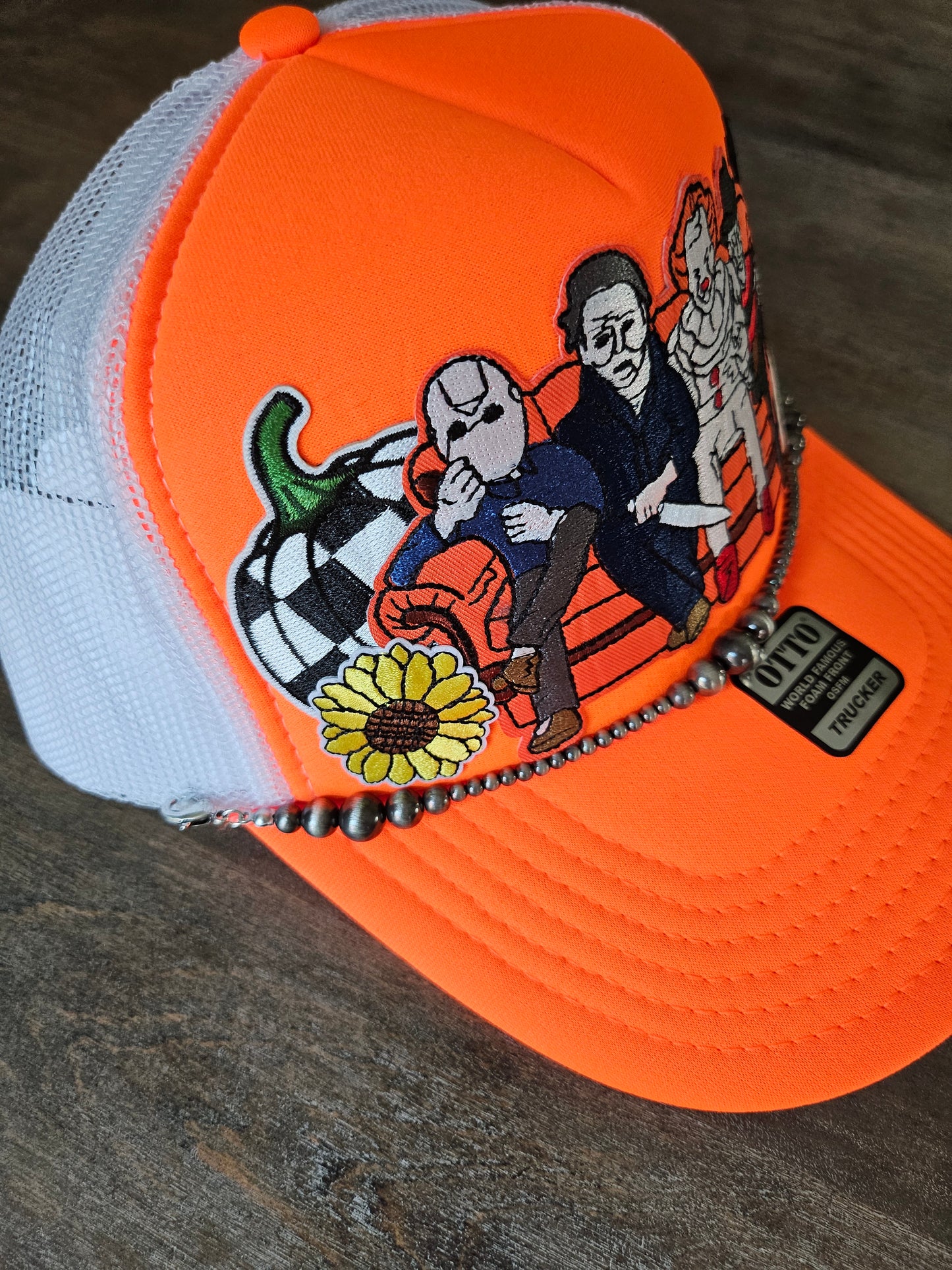 Custom Halloween trucker hat