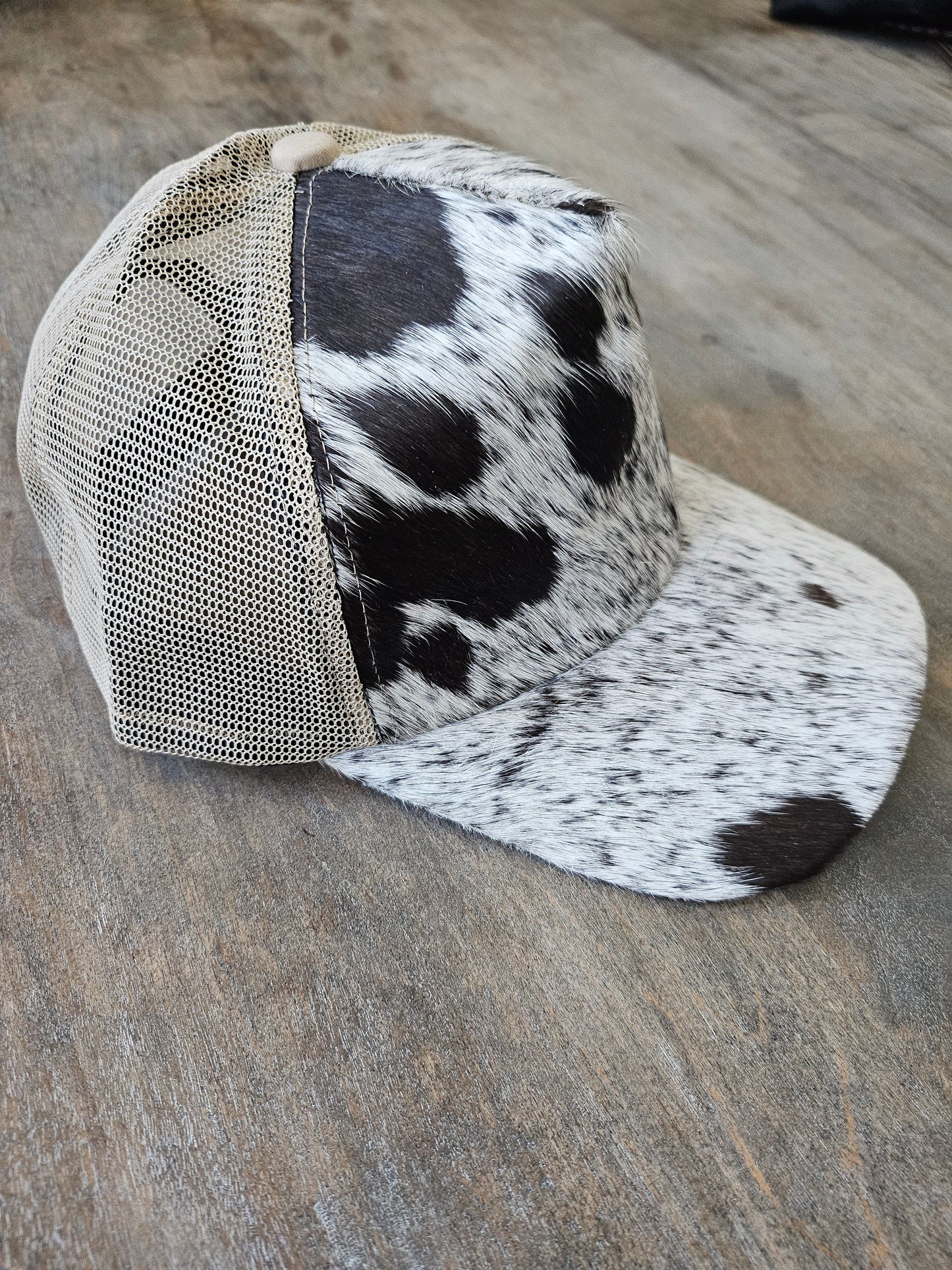 Genuine Cowhide trucker hat