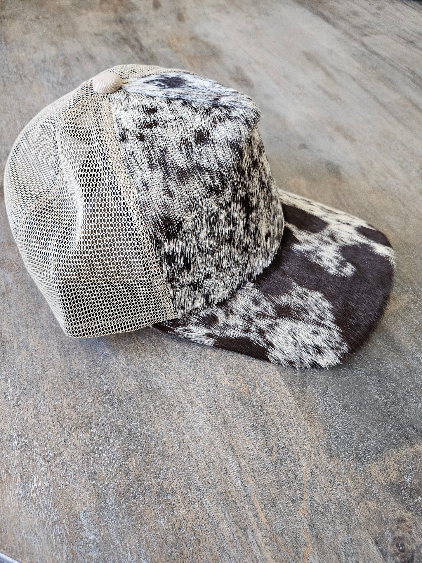 Genuine Cowhide trucker hat