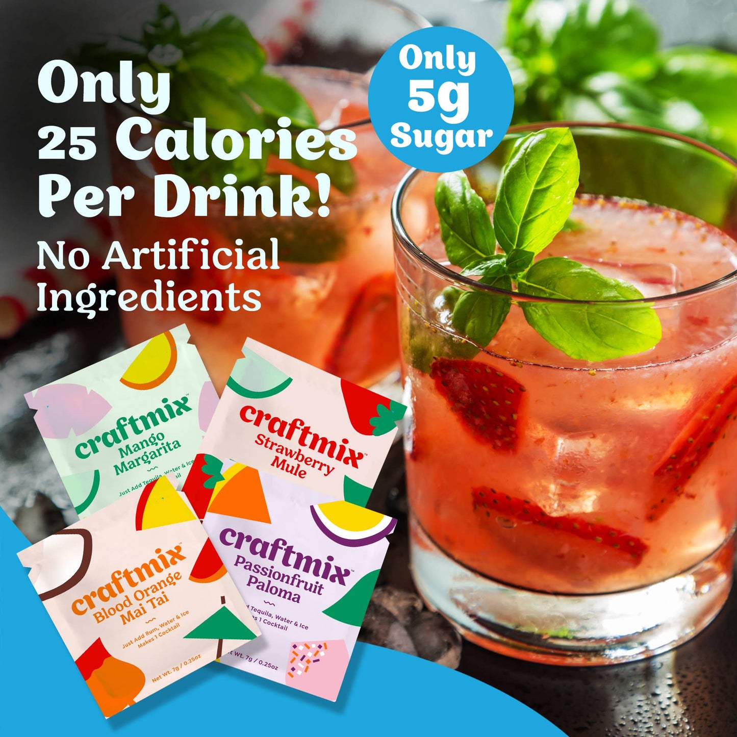 Craftmix - Variety 6 Pack Cocktail Mixers