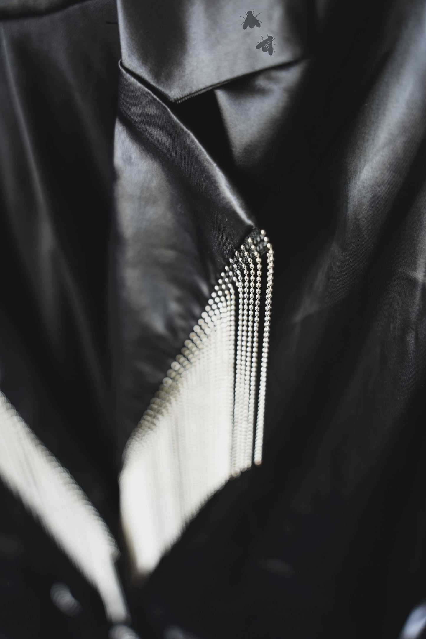 Western Fringe Tuxedo Blazer
