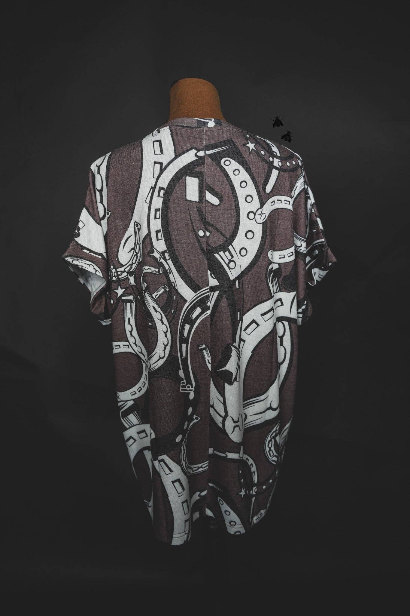 Ain't All Luck Oversized T-Shirt in Brown