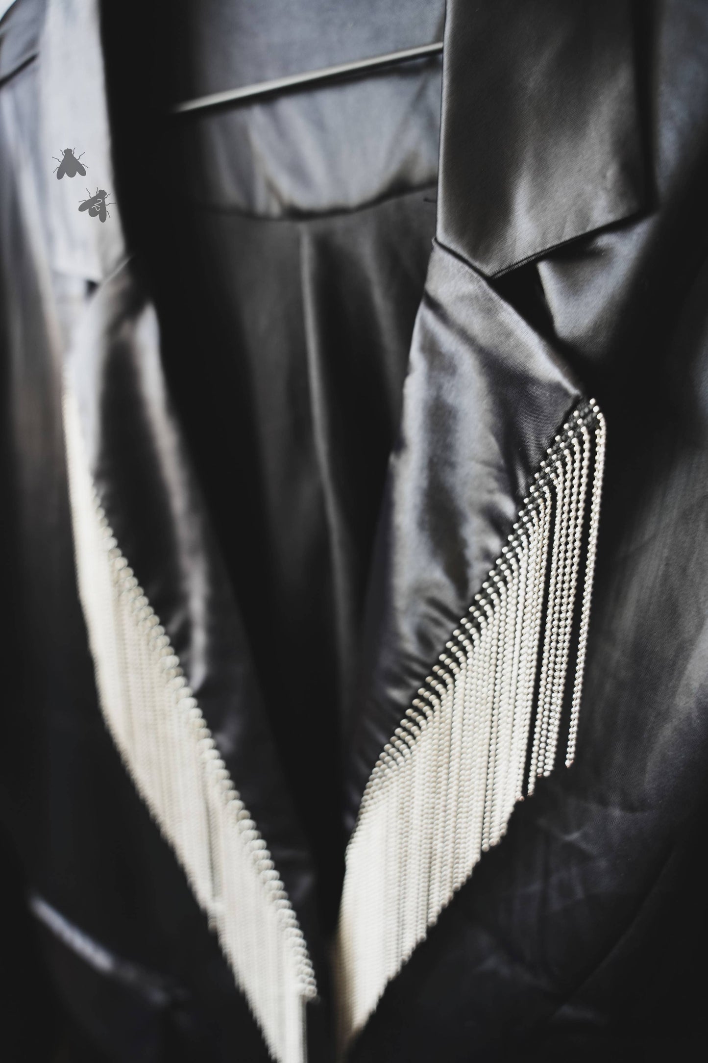 Western Fringe Tuxedo Blazer