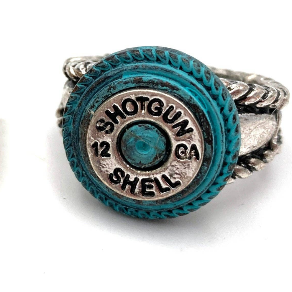 12 GA Shotgun Bullet Shell Western Stretch Ring