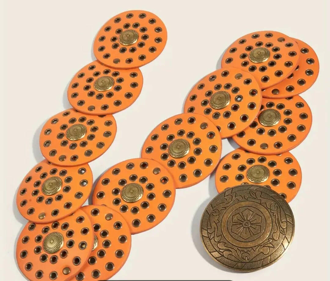 Orange adjustable disc belt