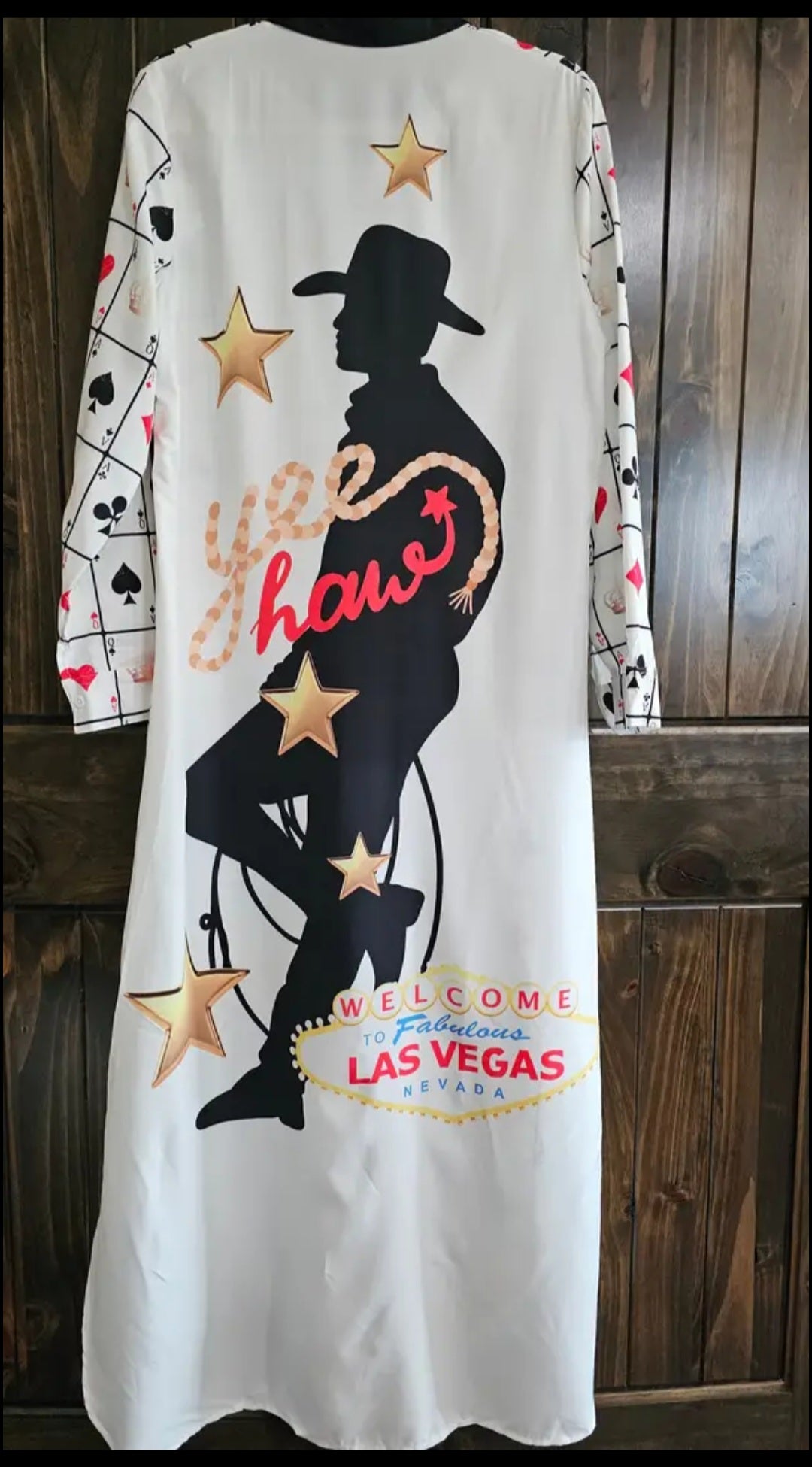 Vegas Rodeo Women's Western Duster Dress