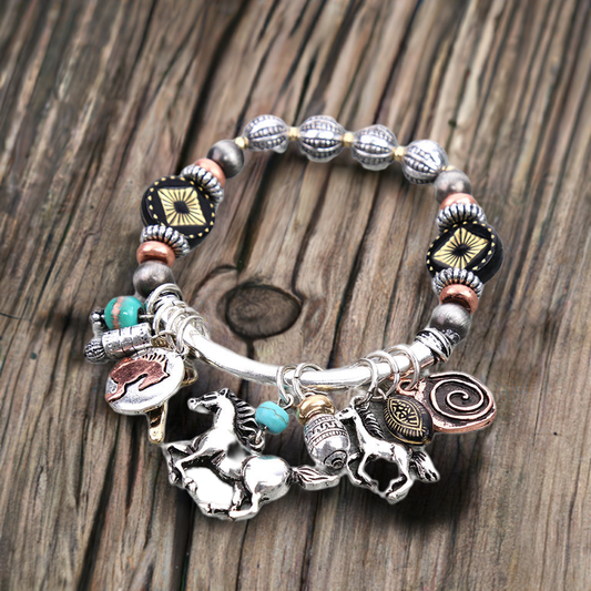 Western charm bracelet