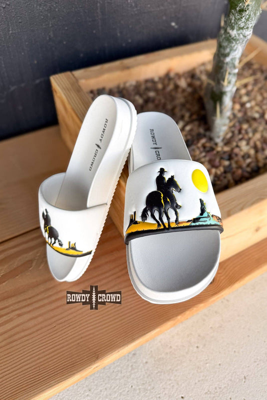 Horse Saddle Bum Flip Flop Slide