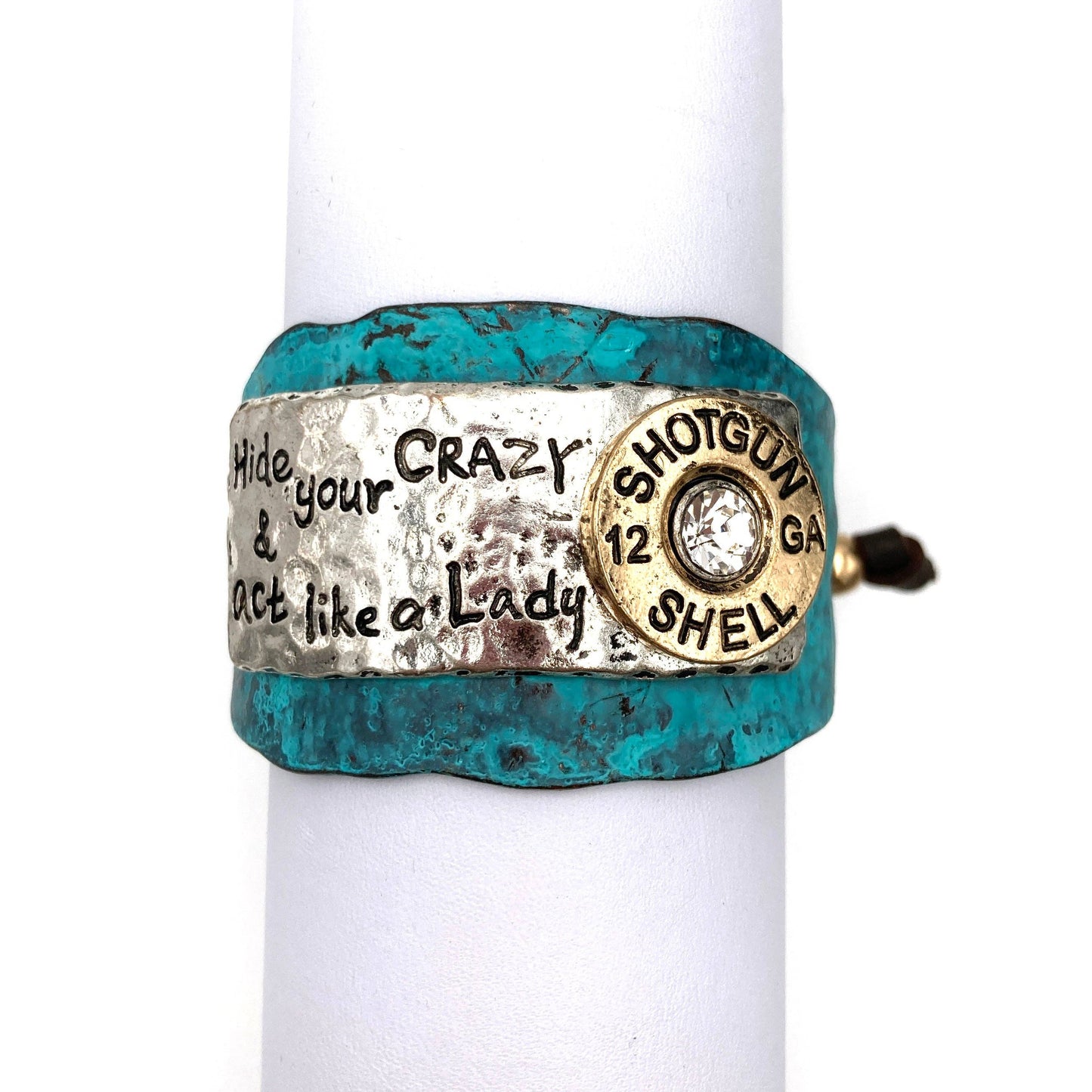 Hide Your Crazy Western Bracelet Cuff