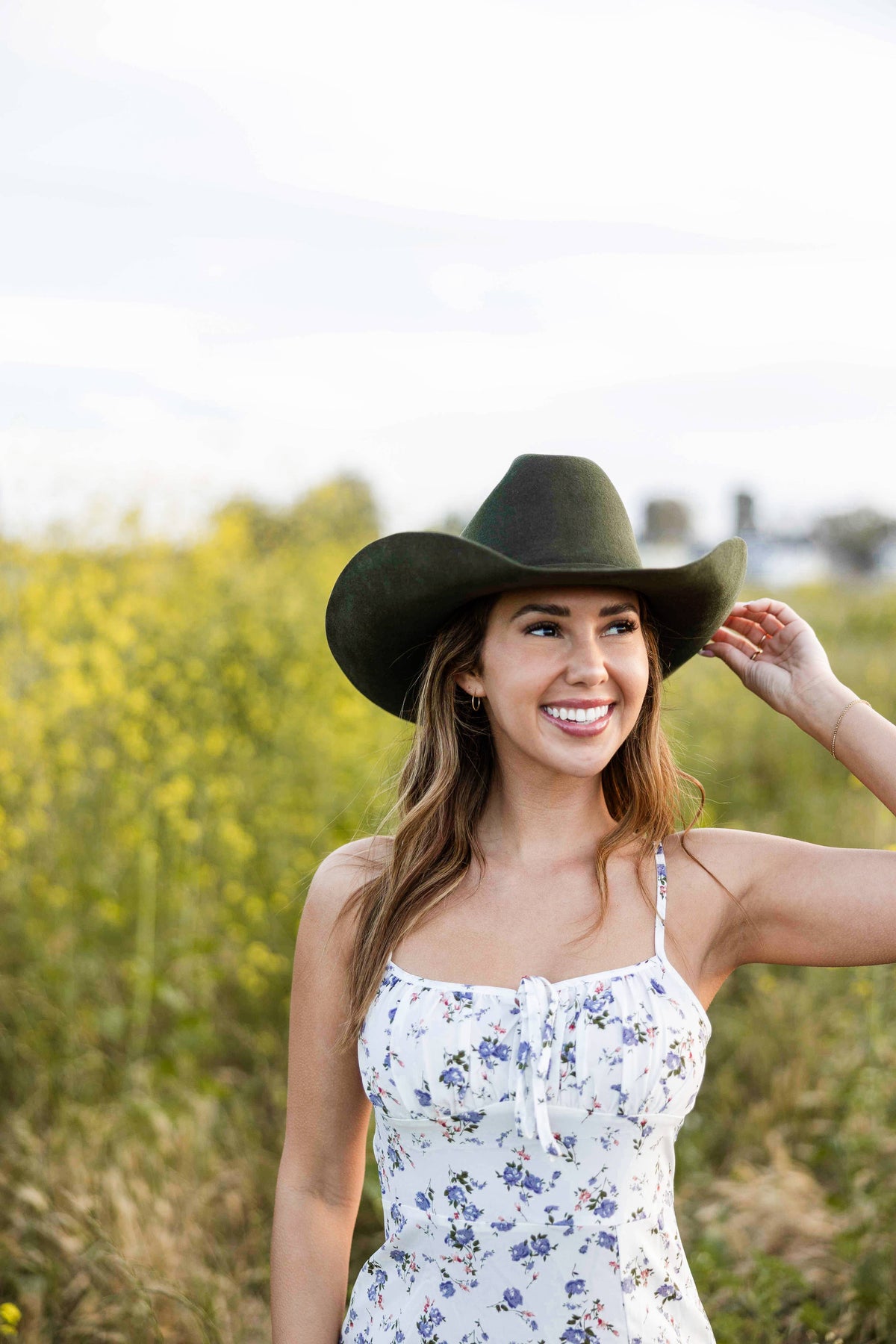 American Hat Makers - 100% Wool Felt Western Cowboy Hat - Style Cattleman