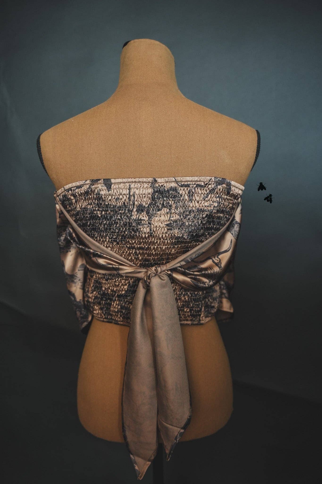 Bandana Bucking Horse Satin Tank Top