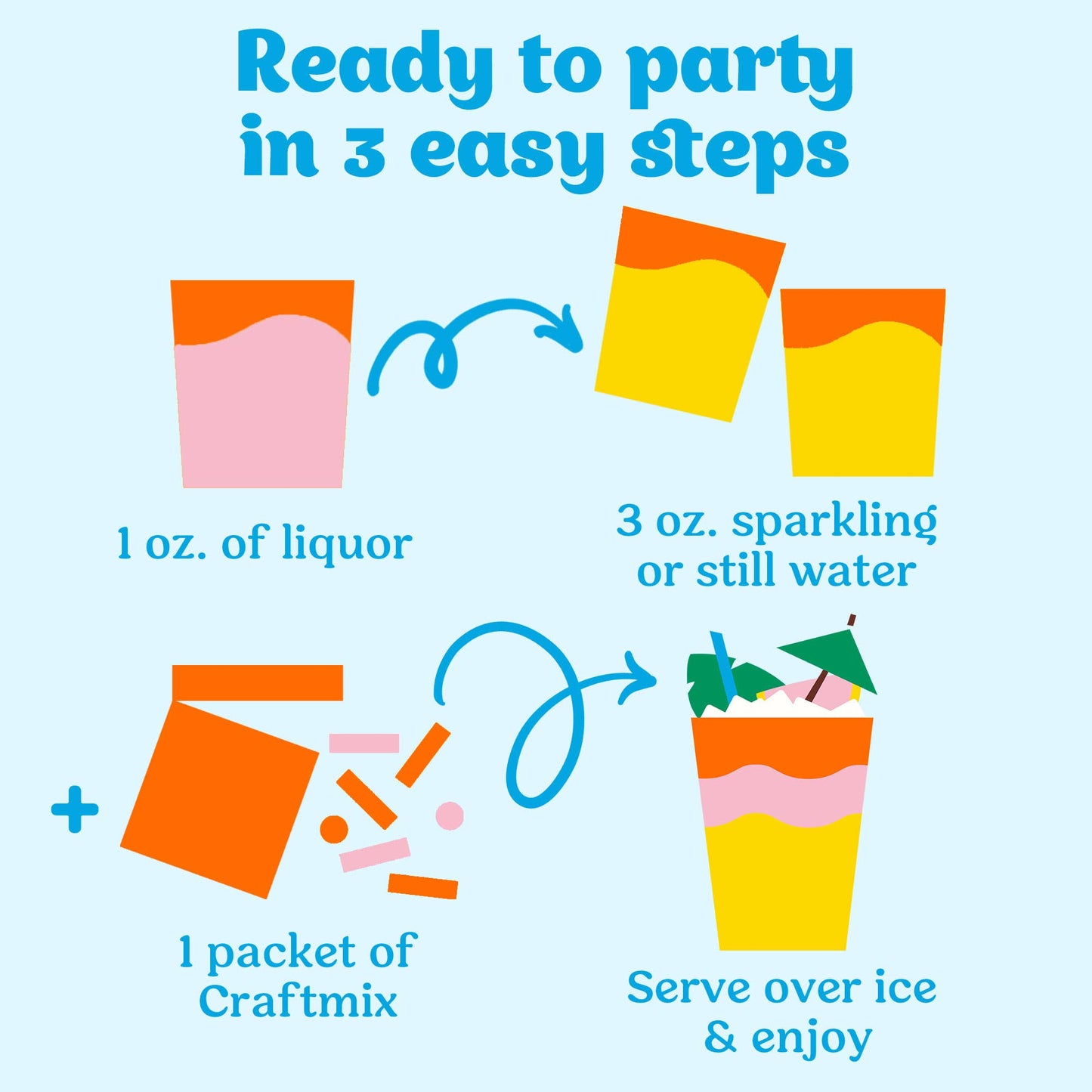 Craftmix - Variety 6 Pack Cocktail Mixers