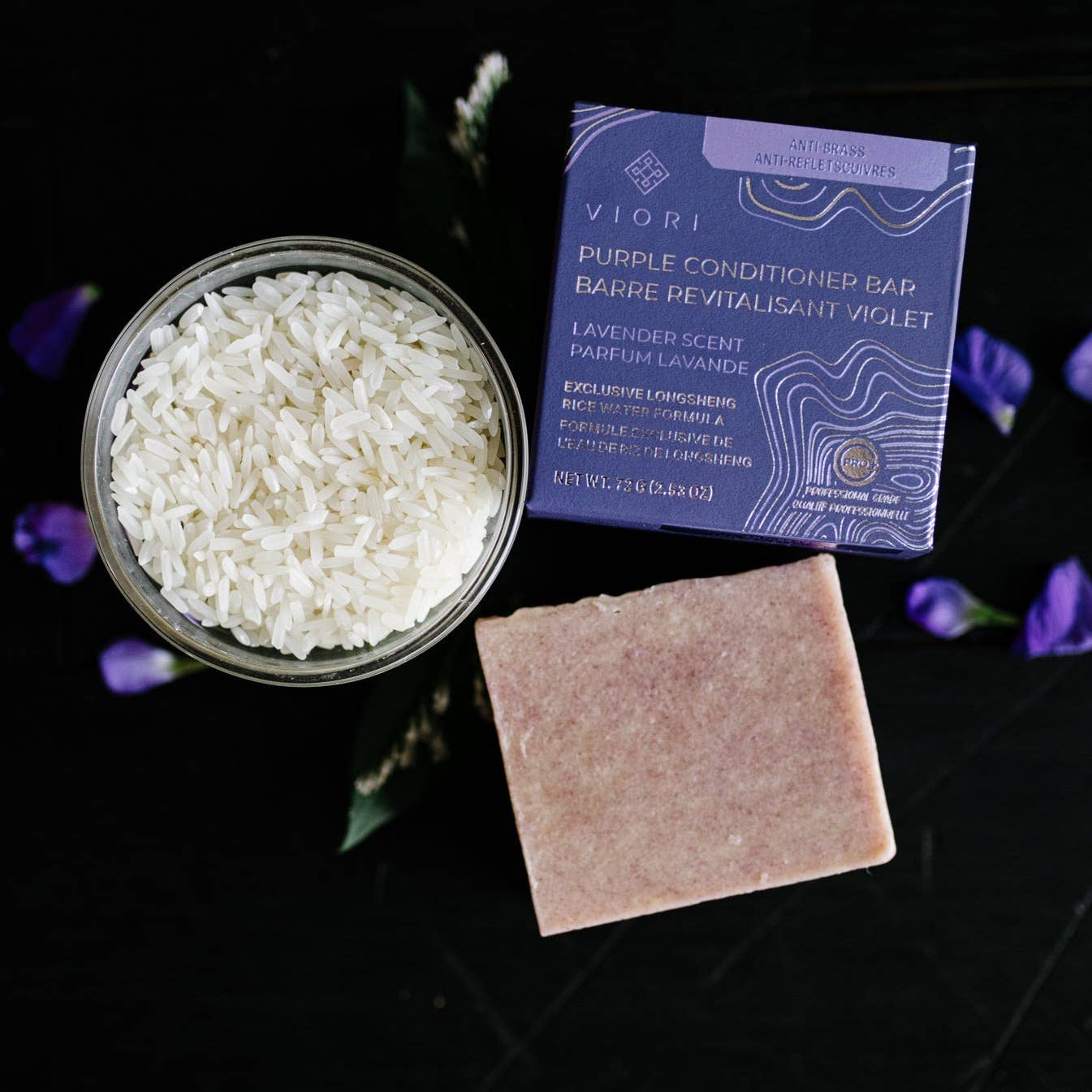 Viori Beauty - Purple Toning Lavender Conditioner Bar
