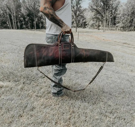 Leather Long  Case Sherpa Lined for Men or Women