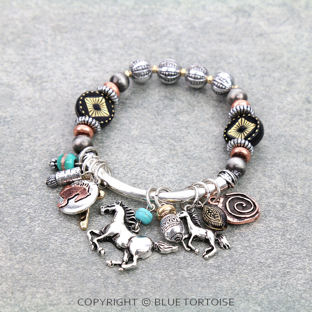 Western charm bracelet.
