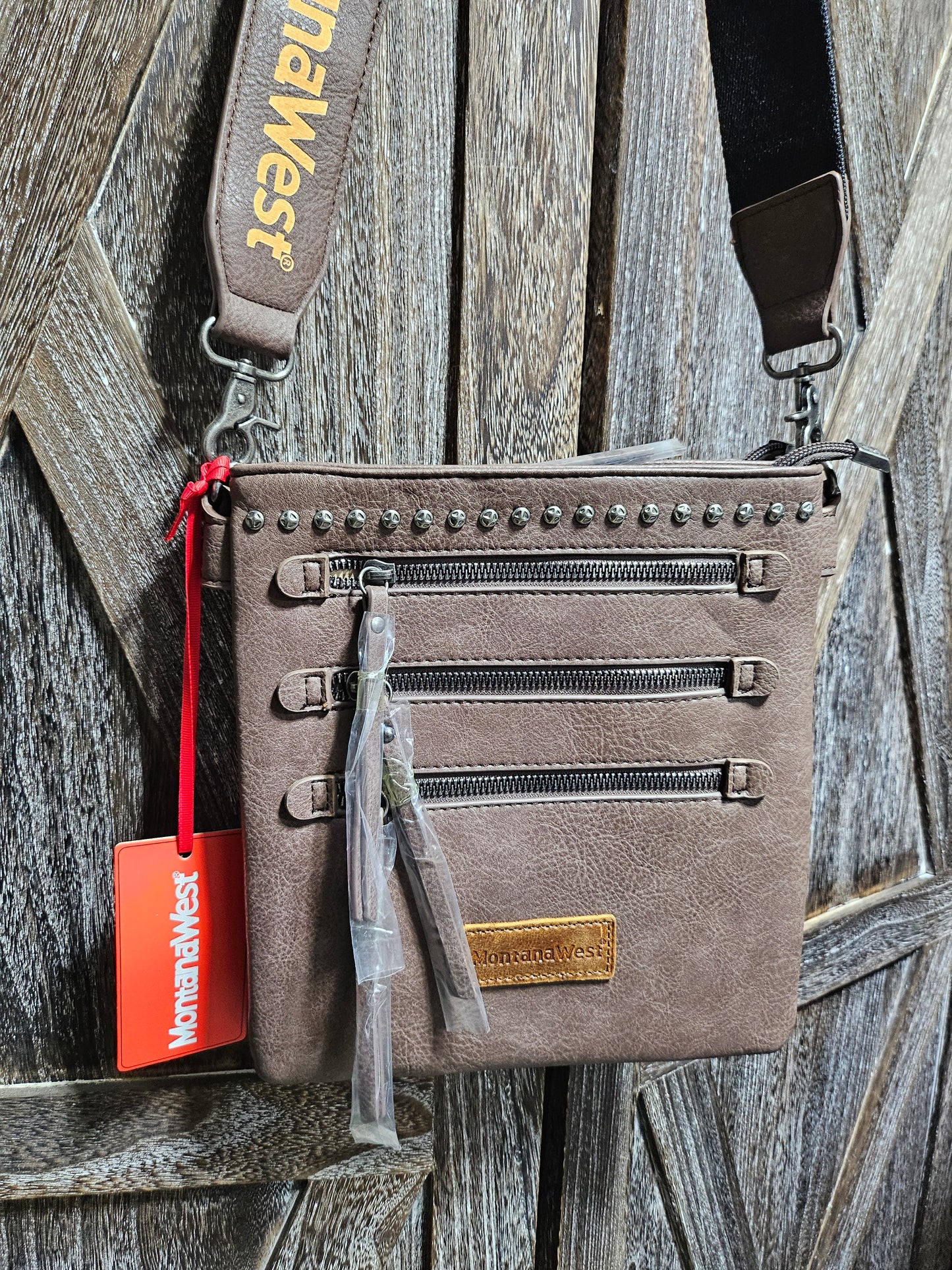 Crossbody Bag with multi zipper pockets