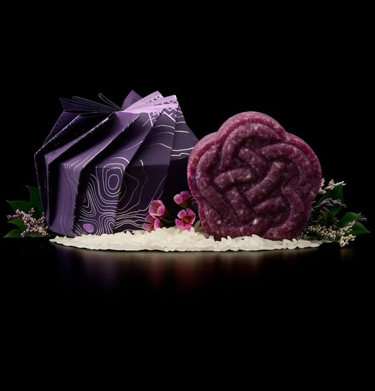 Purple-Toning Shampoo Bar for Blonde & Gray Hair | Lavender Scented