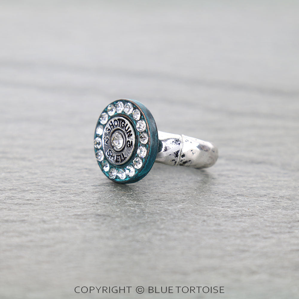 Shotgun shell stretch ring.